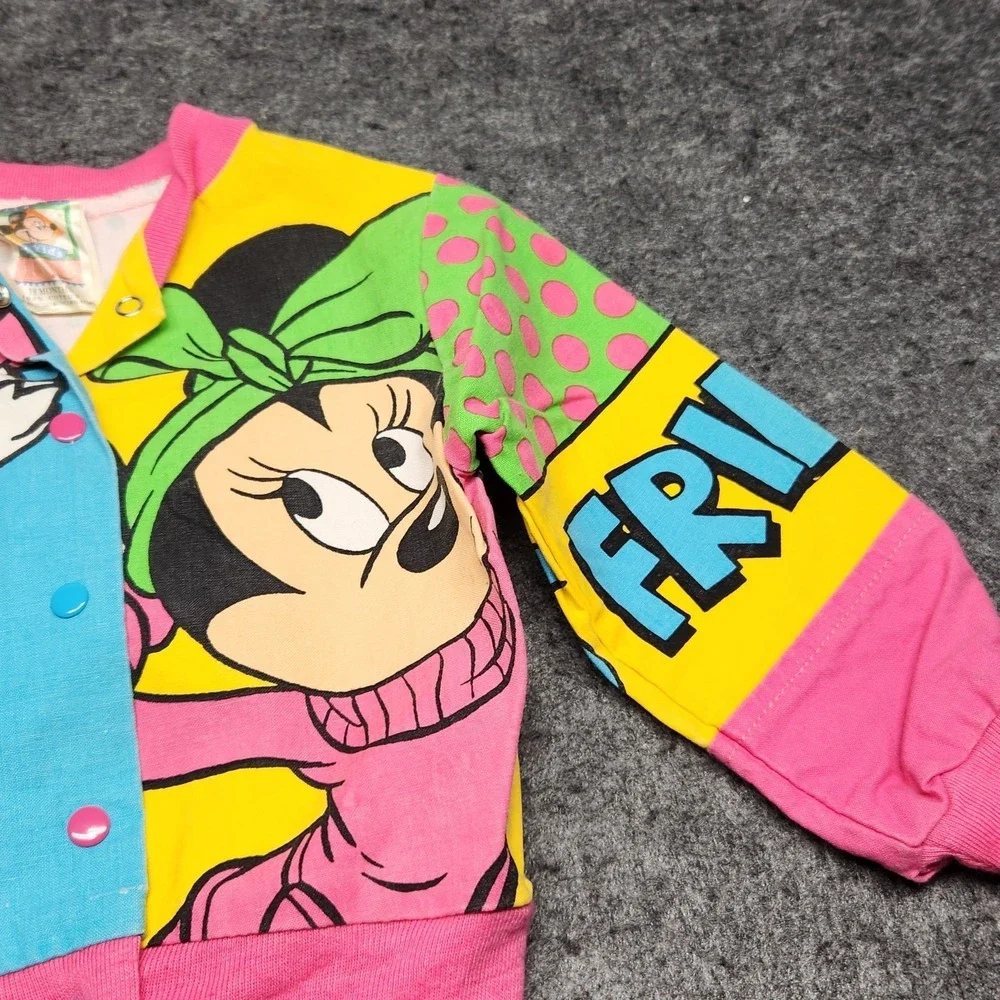 Mickeys Stuff for Kids Vintage 2pc Outfit Jacket Minnies Friends Disney RARE 18M